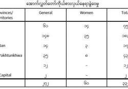 ဉပဒေပြုရေးဆိုင်ရာ လွှတ်တော်ရွေးကောက်ပွဲများအပေါ်လေ့လာခြင်း (ပါကစ္စတန်နိုင်ငံ)